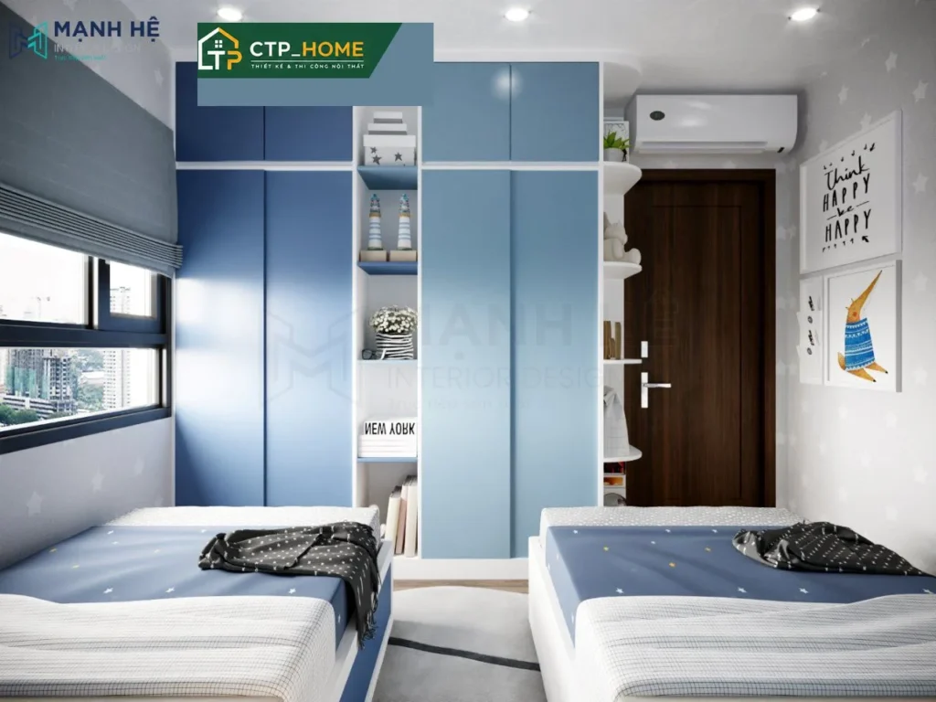 Thiết kế nội thất chung cư Eco Xuân 83m2 hiện đại – A.Huân - Ảnh 7