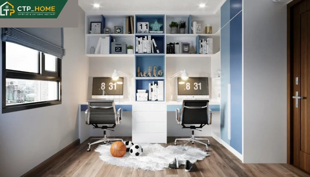 Thiết kế nội thất chung cư Eco Xuân 83m2 hiện đại – A.Huân - Ảnh 8