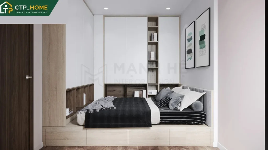 Thiết kế nội thất chung cư Hado Centrosa 78m2 hiện đại – C.Tiên - Ảnh 7