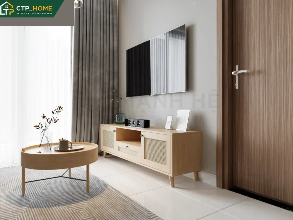 Thiết kế nội thất chung cư Lavita Charm 68m2 2 phòng ngủ hiện đại - Ảnh 1