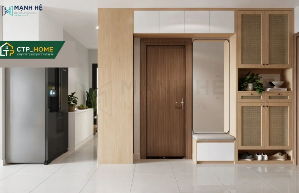 Thiết kế nội thất chung cư Lavita Charm 68m2 2 phòng ngủ hiện đại - Ảnh 3