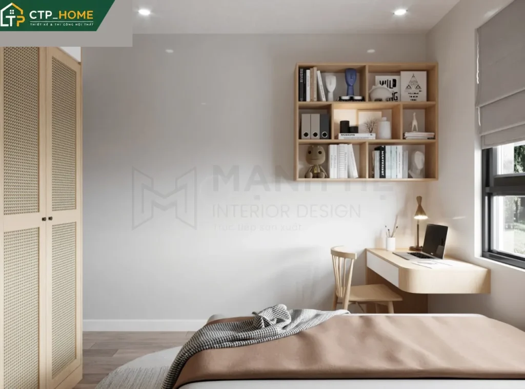 Thiết kế nội thất chung cư Lavita Charm 68m2 2 phòng ngủ hiện đại - Ảnh 7