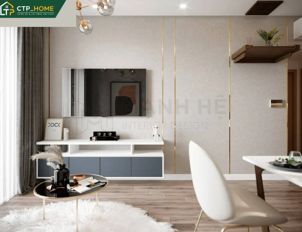 Thiết kế nội thất chung cư Richstar 65m2 Tân Phú hiện đại – CTP_HOME - Ảnh 1