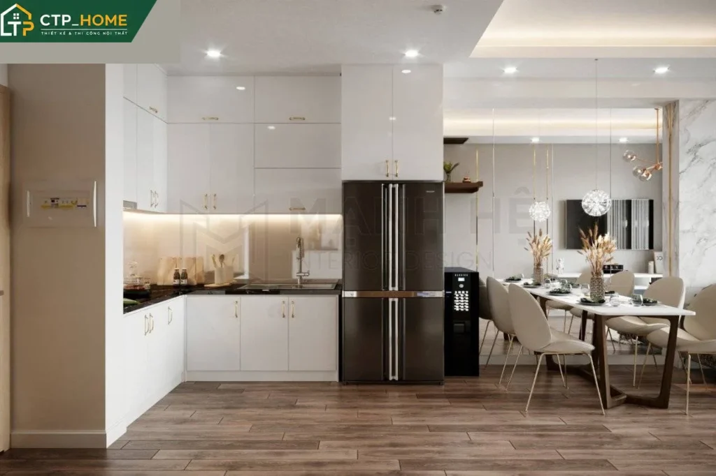Thiết kế nội thất chung cư Richstar 65m2 Tân Phú hiện đại – CTP_HOME - Ảnh 3