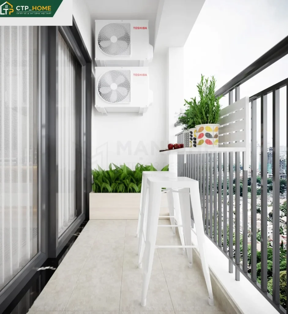 Thiết kế nội thất chung cư Richstar 73m2 hiện đại – CTP_HOME - Ảnh 2