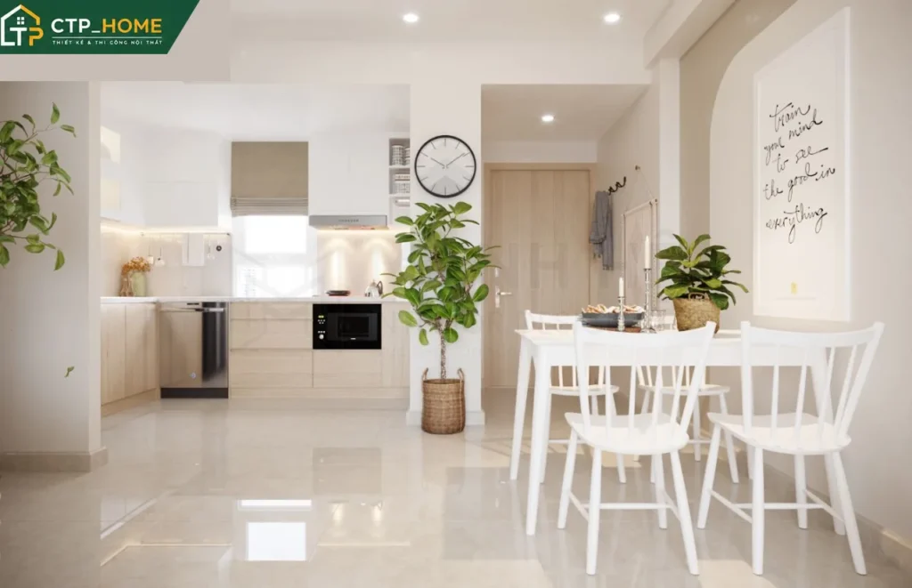 Thiết kế nội thất chung cư Richstar 73m2 hiện đại – CTP_HOME - Ảnh 3