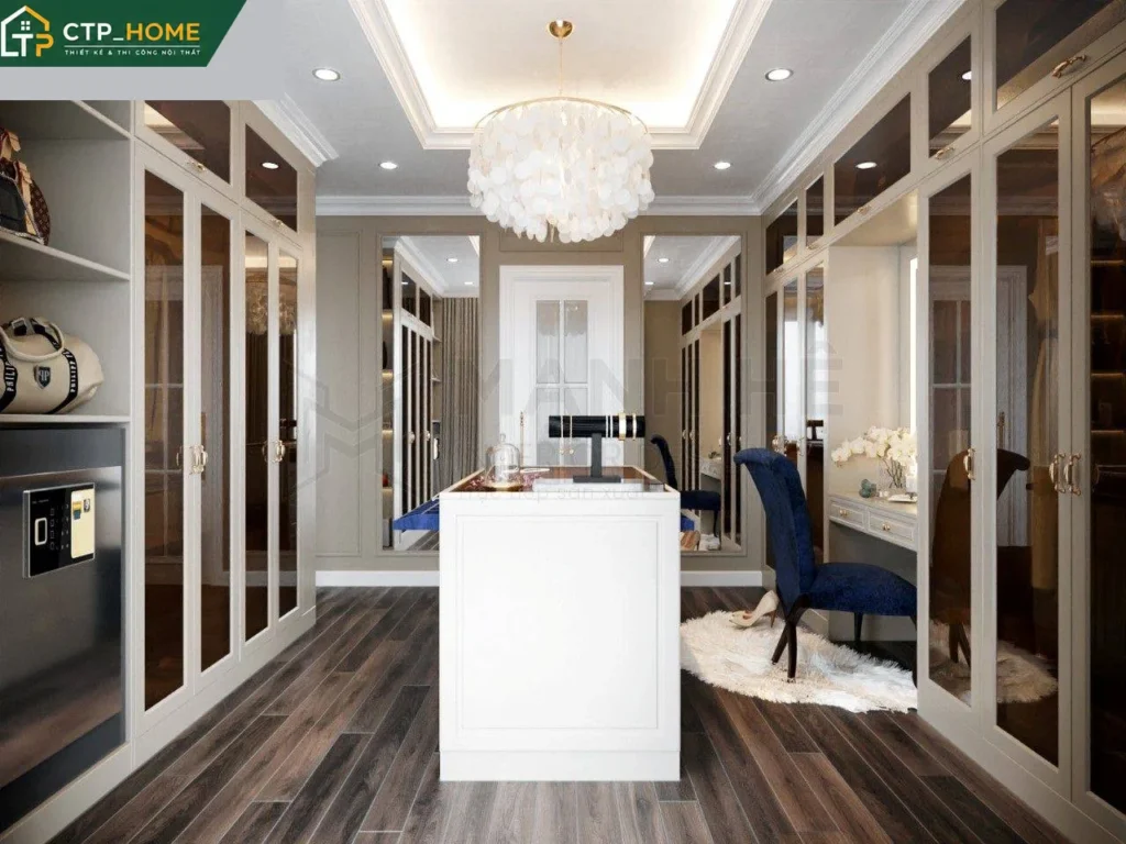 Thiết kế nội thất chung cư Riverside Residence 135m2 hiện đại tại TP.HCM - Ảnh 6