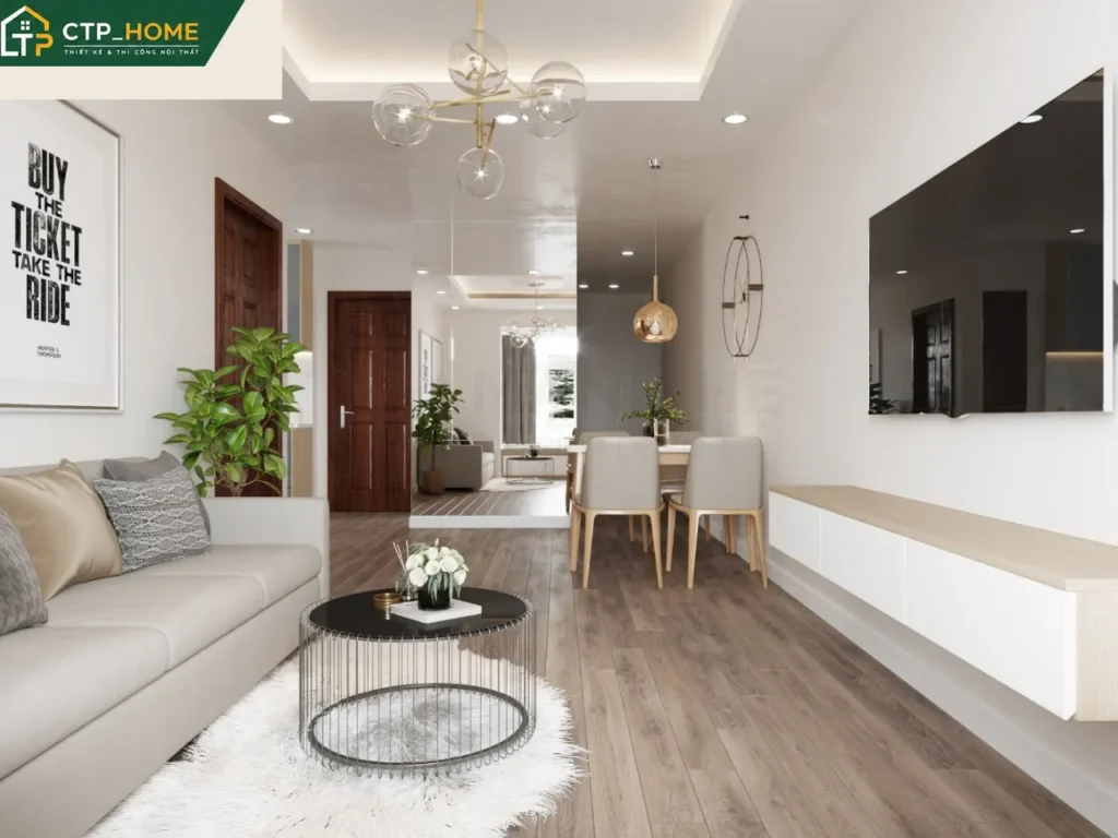 Thiết kế nội thất chung cư Sky Garden 3 65m2 hiện đại – CTP_HOME - Ảnh 4