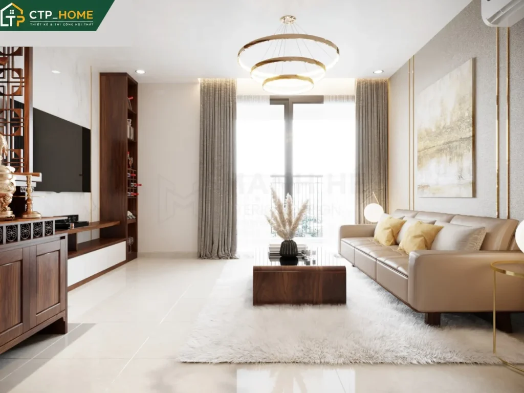 Thiết kế nội thất chung cư Sora Garden 2 – 79m2 hiện đại, tối ưu 2 phòng ngủ - Ảnh 1