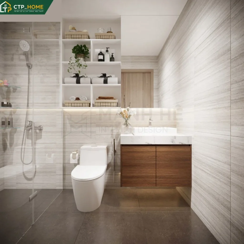 Thiết kế nội thất chung cư Sora Garden 2 – 95m2 hiện đại, tối ưu không gian - Ảnh 6