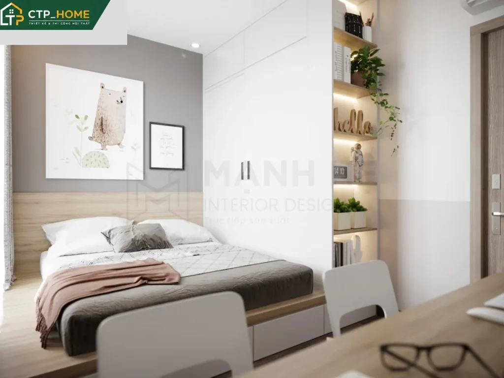 Thiết kế nội thất chung cư Sora Garden 2 – 95m2 hiện đại, tối ưu không gian - Ảnh 7