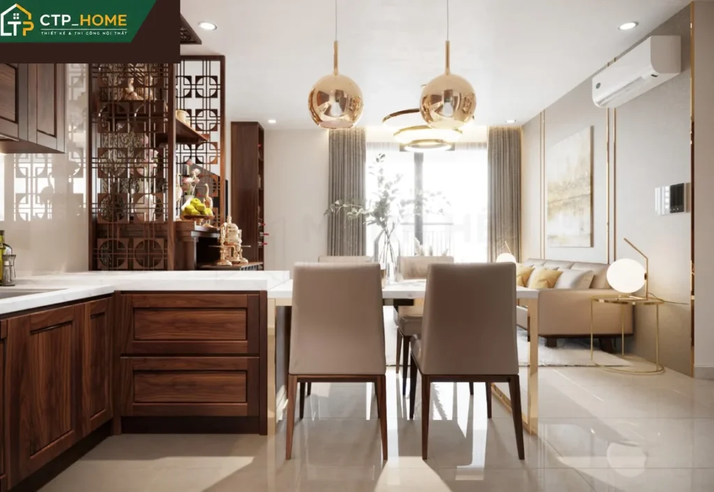 Thiết kế nội thất chung cư Sora Garden 2 – 79m2 hiện đại, tối ưu 2 phòng ngủ - Ảnh 6