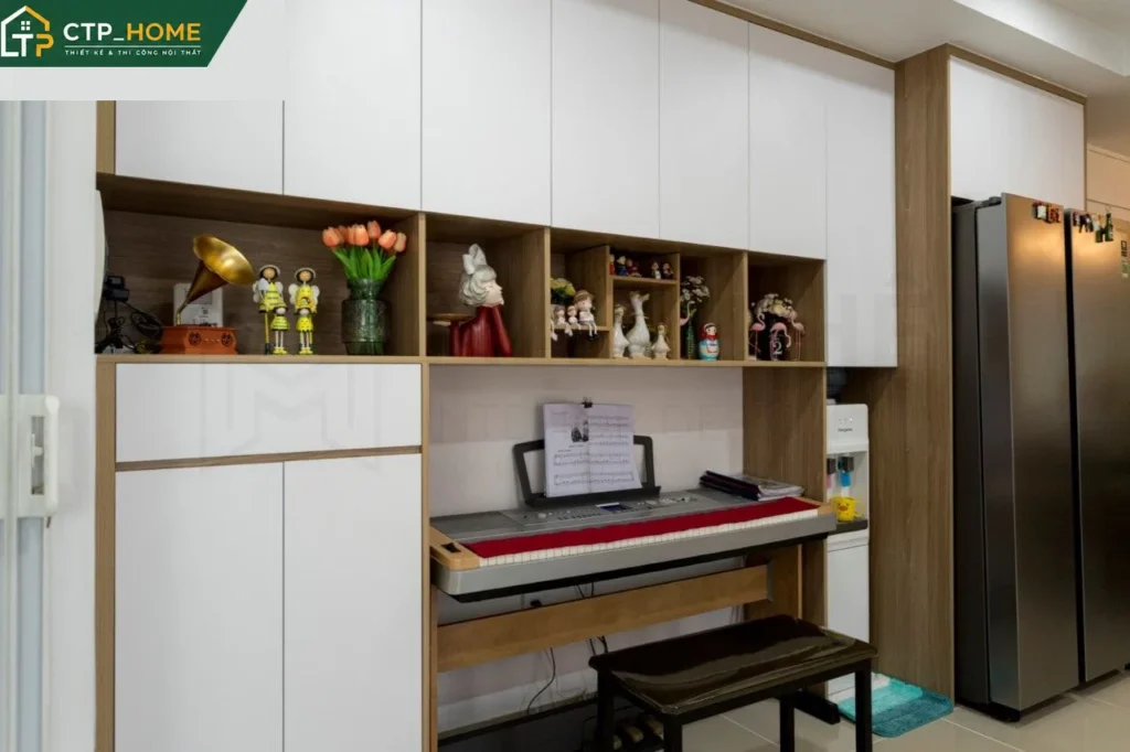 Thiết kế nội thất căn hộ Conic Skyway Residence 120m2 3PN tại Bình Chánh - Ảnh 3