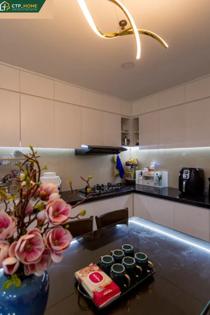 Thiết kế nội thất căn hộ Conic Skyway Residence 120m2 3PN tại Bình Chánh - Ảnh 5