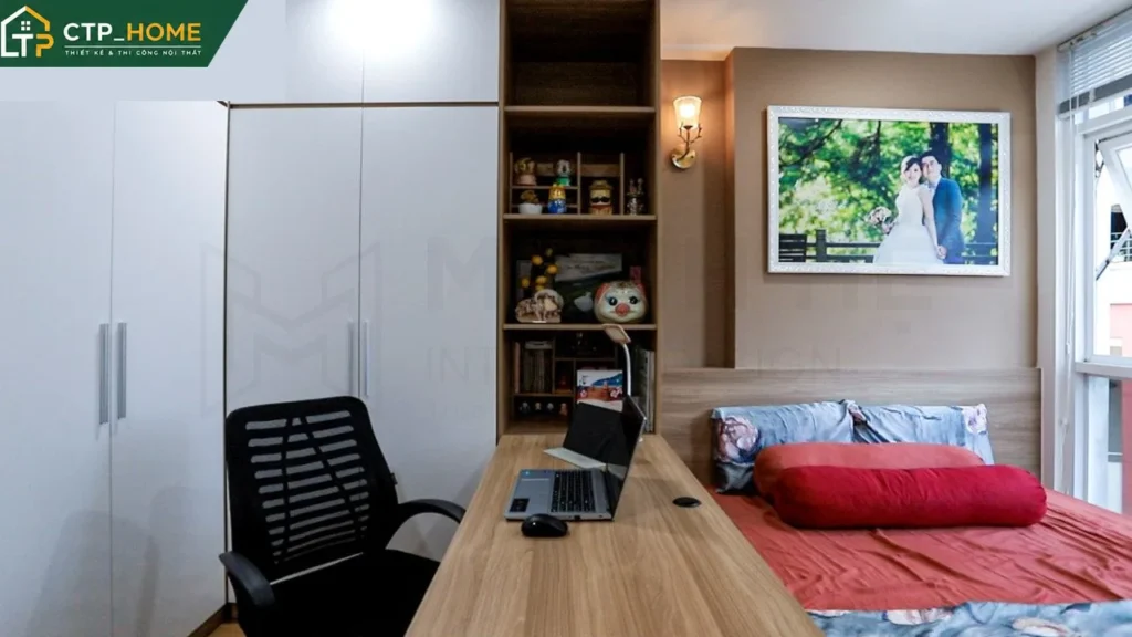 Thiết kế nội thất căn hộ Conic Skyway Residence 120m2 3PN tại Bình Chánh - Ảnh 6