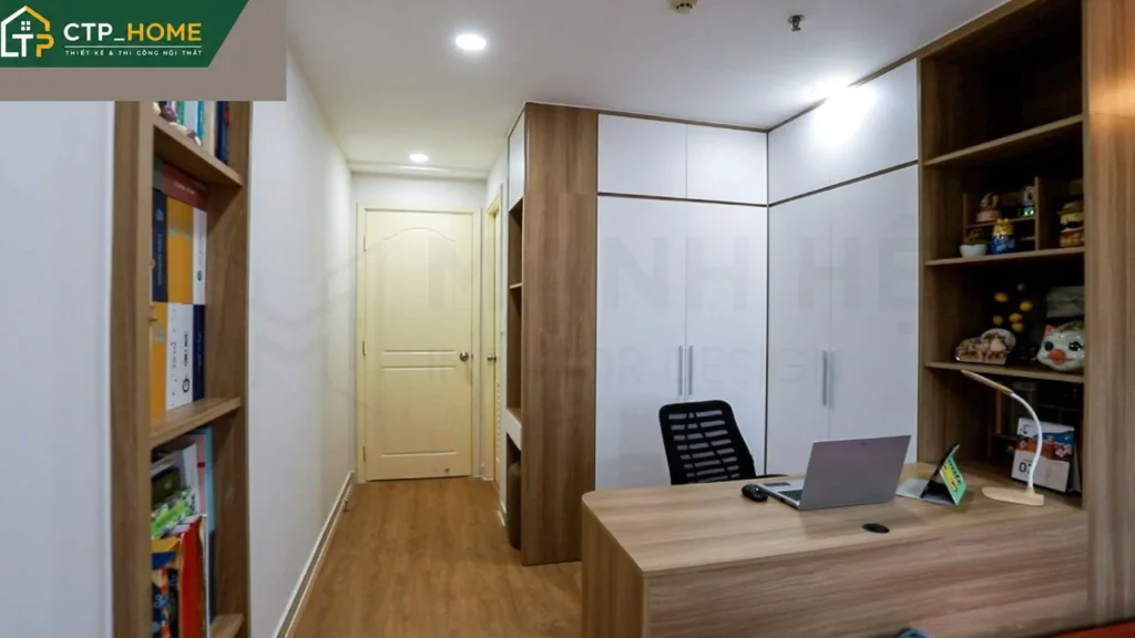 Thiết kế nội thất căn hộ Conic Skyway Residence 120m2 3PN tại Bình Chánh - Ảnh 7