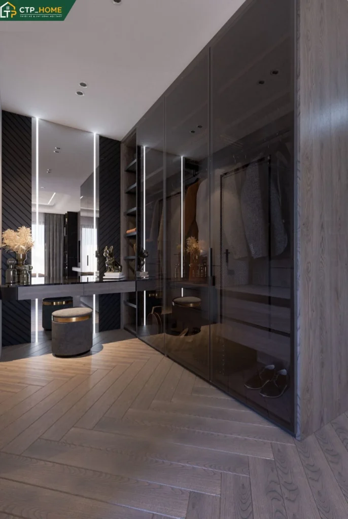 Thiết kế nội thất chung cư Diamond Alnata 110m2 hiện đại tại Tân Phú - Ảnh 9
