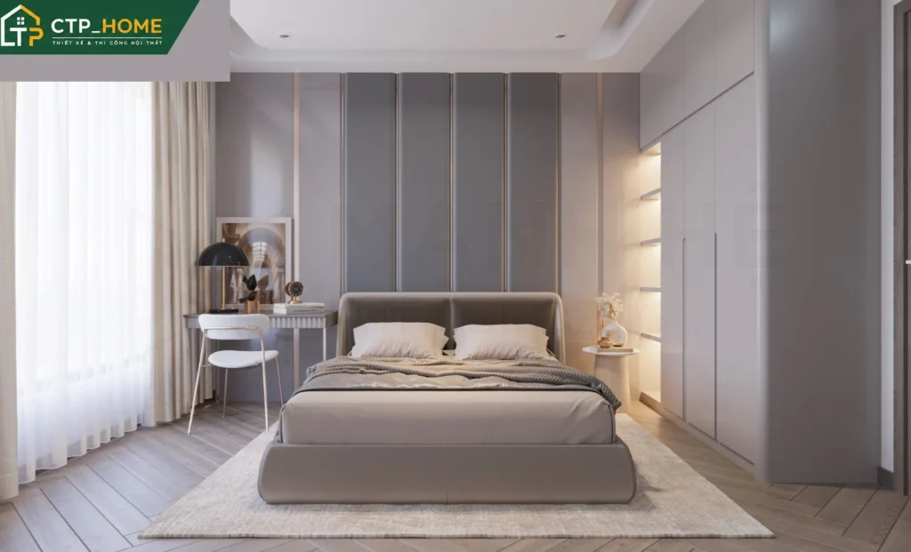 Thiết kế nội thất chung cư Diamond Alnata 110m2 hiện đại tại Tân Phú - Ảnh 3