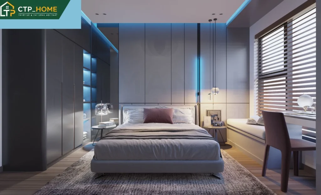 Thiết kế nội thất chung cư Diamond Alnata 110m2 hiện đại tại Tân Phú - Ảnh 5