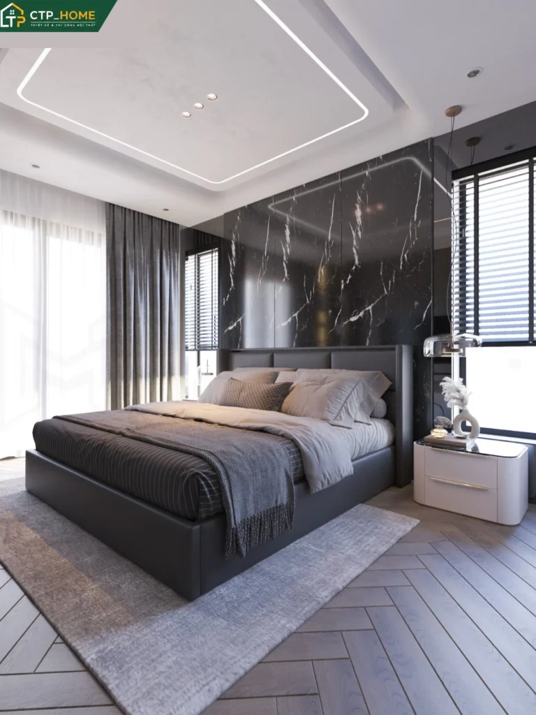Thiết kế nội thất chung cư Diamond Alnata 110m2 hiện đại tại Tân Phú - Ảnh 7