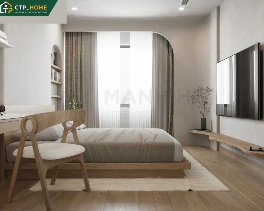 Thiết kế nội thất chung cư Diamond Alnata 96m2 Type B1 hiện đại tại Tân Phú - Ảnh 5