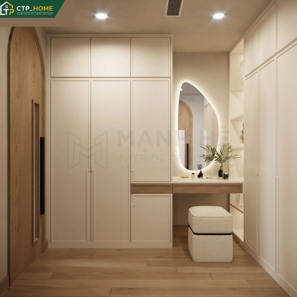 Thiết kế nội thất chung cư Diamond Alnata 96m2 Type B1 hiện đại tại Tân Phú - Ảnh 6