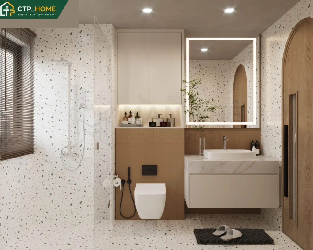 Thiết kế nội thất chung cư Diamond Alnata 96m2 Type B1 hiện đại tại Tân Phú - Ảnh 7