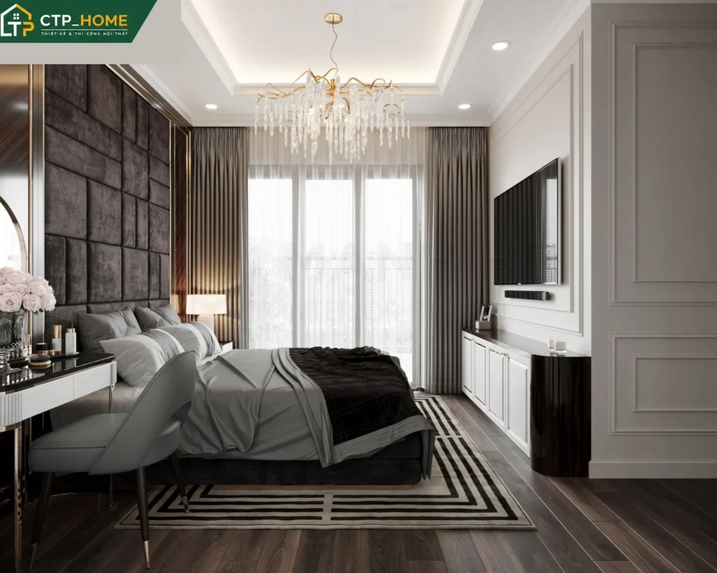 Thiết kế nội thất chung cư Diamond Alnata 97m2 hiện đại tại Tân Phú - Ảnh 7