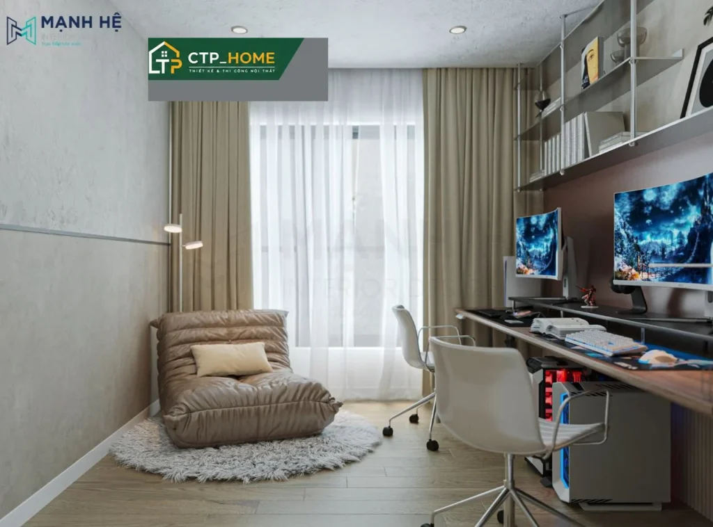 Thiết kế nội thất chung cư Diamond Alnata 97m2 Type A3 hiện đại tại Tân Phú - Ảnh 9