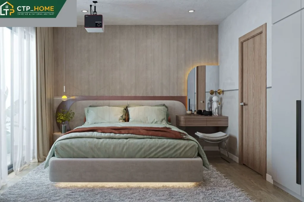Thiết kế nội thất chung cư Diamond Alnata 97m2 Type A3 hiện đại tại Tân Phú - Ảnh 7