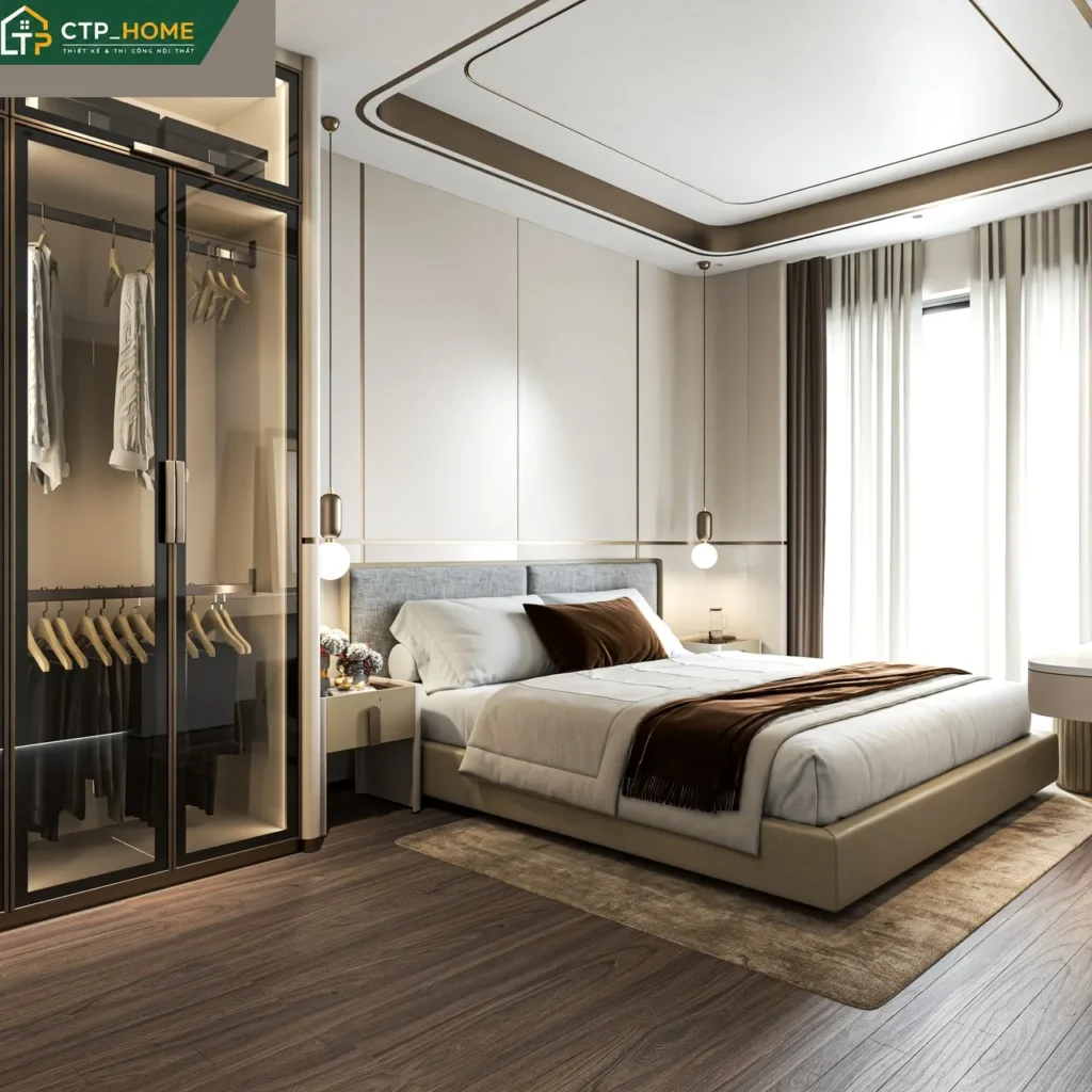 Thiết kế nội thất chung cư Diamond Centery 97m2 hiện đại tại Tân Phú - Ảnh 5