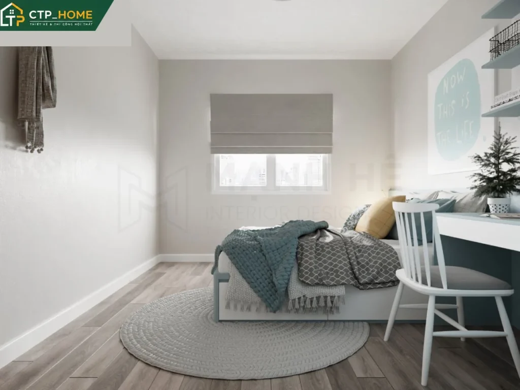 Thiết kế nội thất chung cư Dream Home Palace 66m2 2 phòng ngủ hiện đại - Ảnh 5