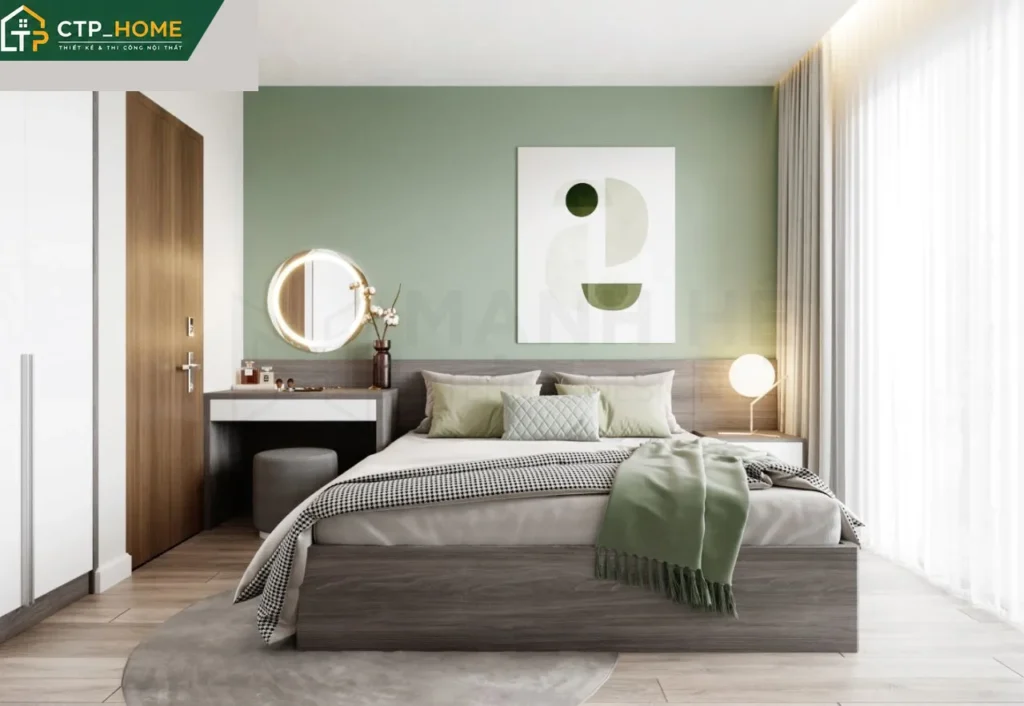Thiết kế nội thất chung cư Dream Home Palace 66m2 2 phòng ngủ hiện đại - Ảnh 6