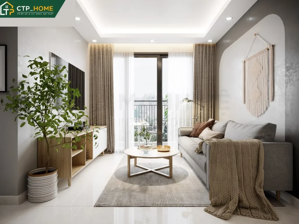 Thiết kế nội thất chung cư Eco Green Quận 7 67m2 hiện đại – Anh Quân - Ảnh 1