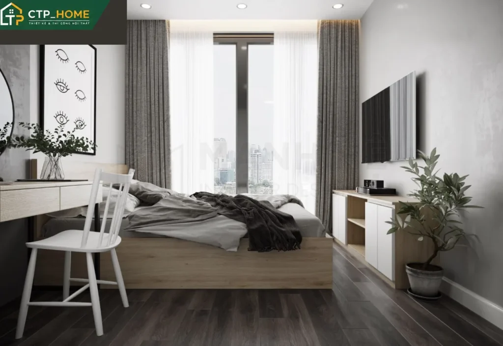 Thiết kế nội thất chung cư Eco Green Quận 7 67m2 hiện đại – Anh Quân - Ảnh 6