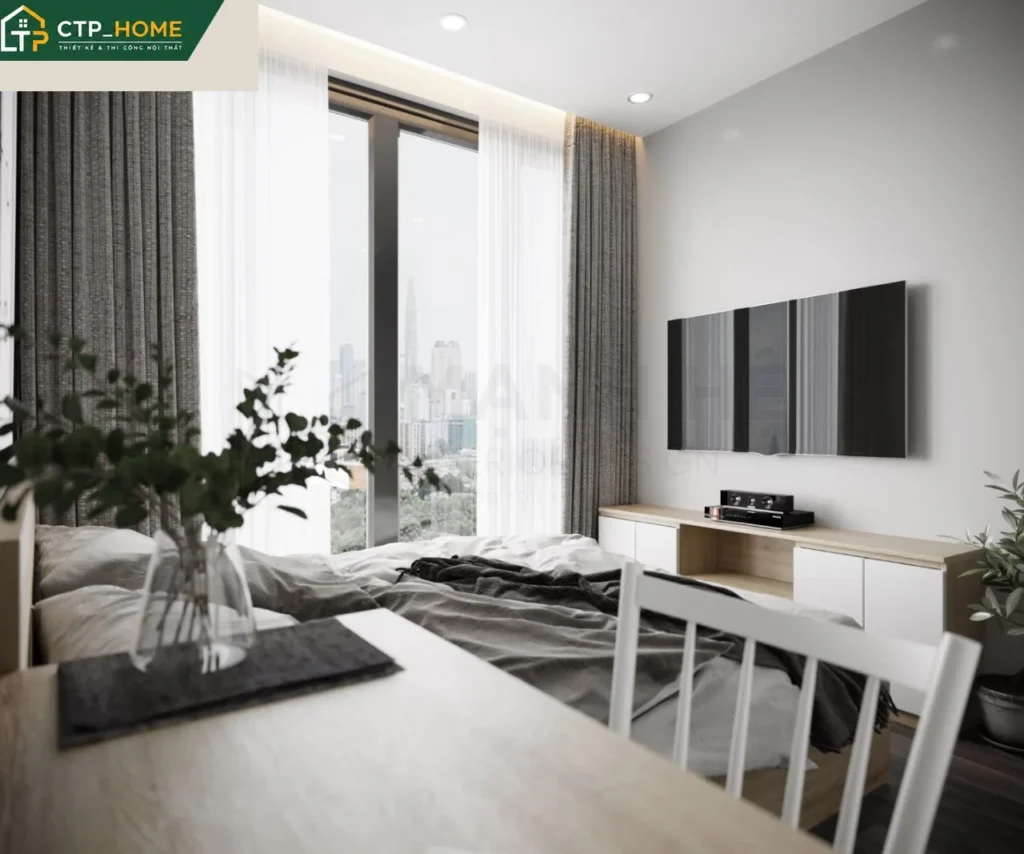 Thiết kế nội thất chung cư Eco Green Quận 7 67m2 hiện đại – Anh Quân - Ảnh 7