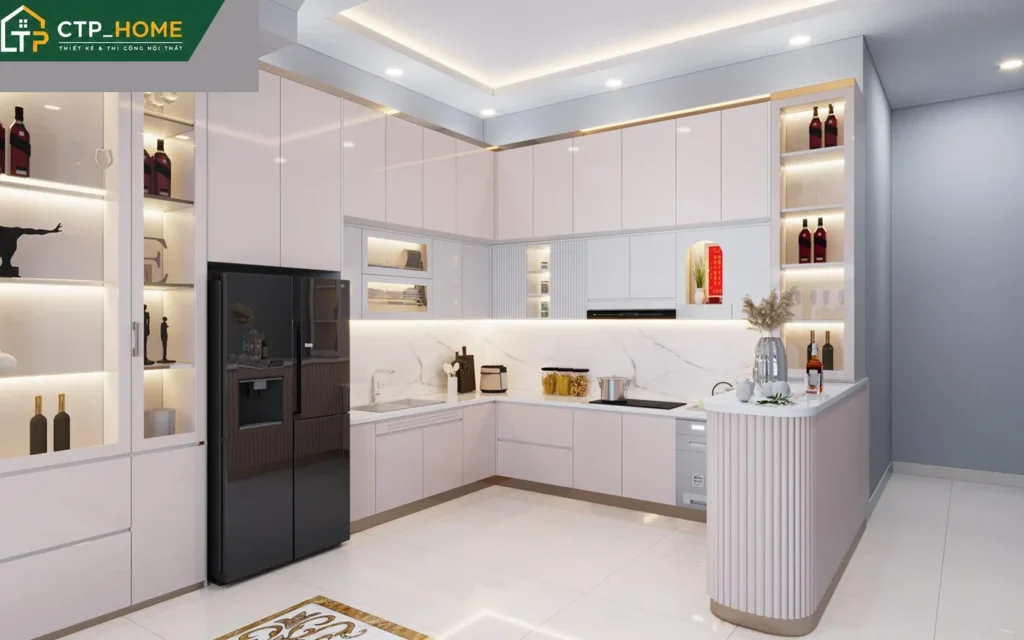 Thiết kế nội thất chung cư Emerald Celadon 75m2 hiện đại – CTP_HOME - Ảnh 4