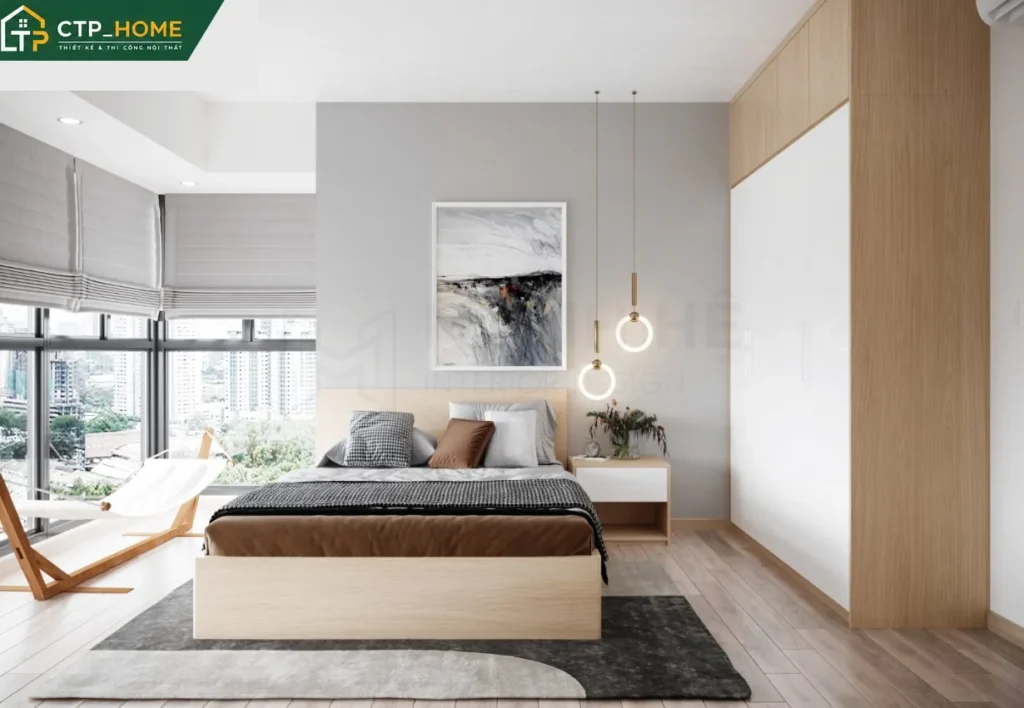 Thiết kế nội thất chung cư Emerald Celadon 117m2 hiện đại – CTP_HOME - Ảnh 3