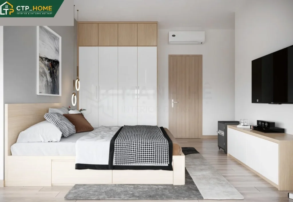 Thiết kế nội thất chung cư Emerald Celadon 117m2 hiện đại – CTP_HOME - Ảnh 4