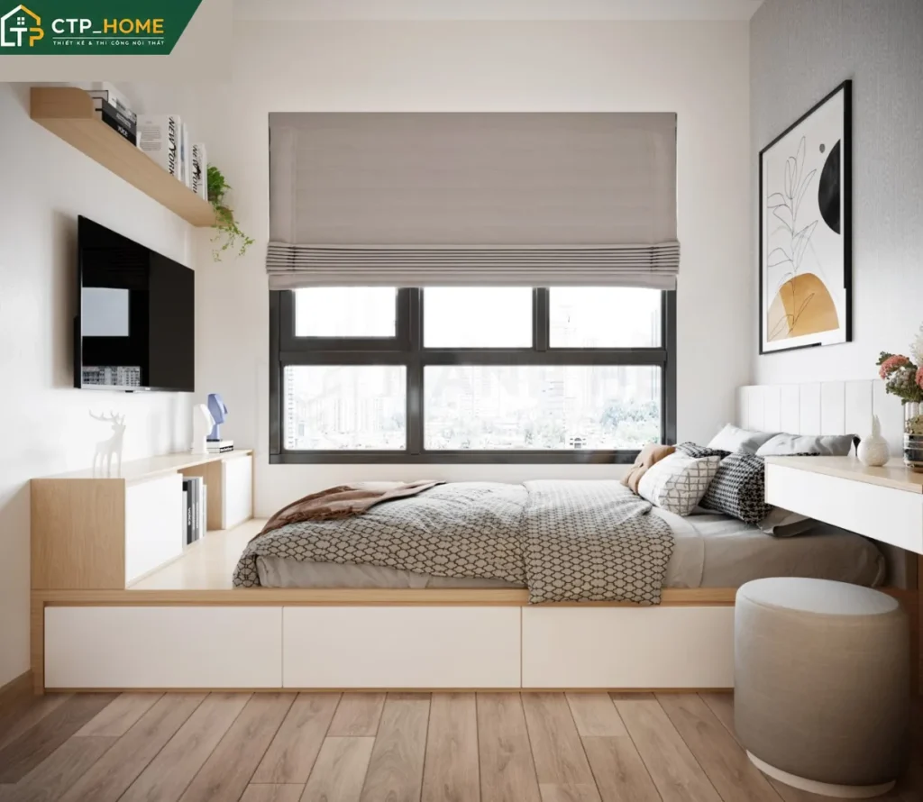 Thiết kế nội thất chung cư Emerald Celadon 117m2 hiện đại – CTP_HOME - Ảnh 5