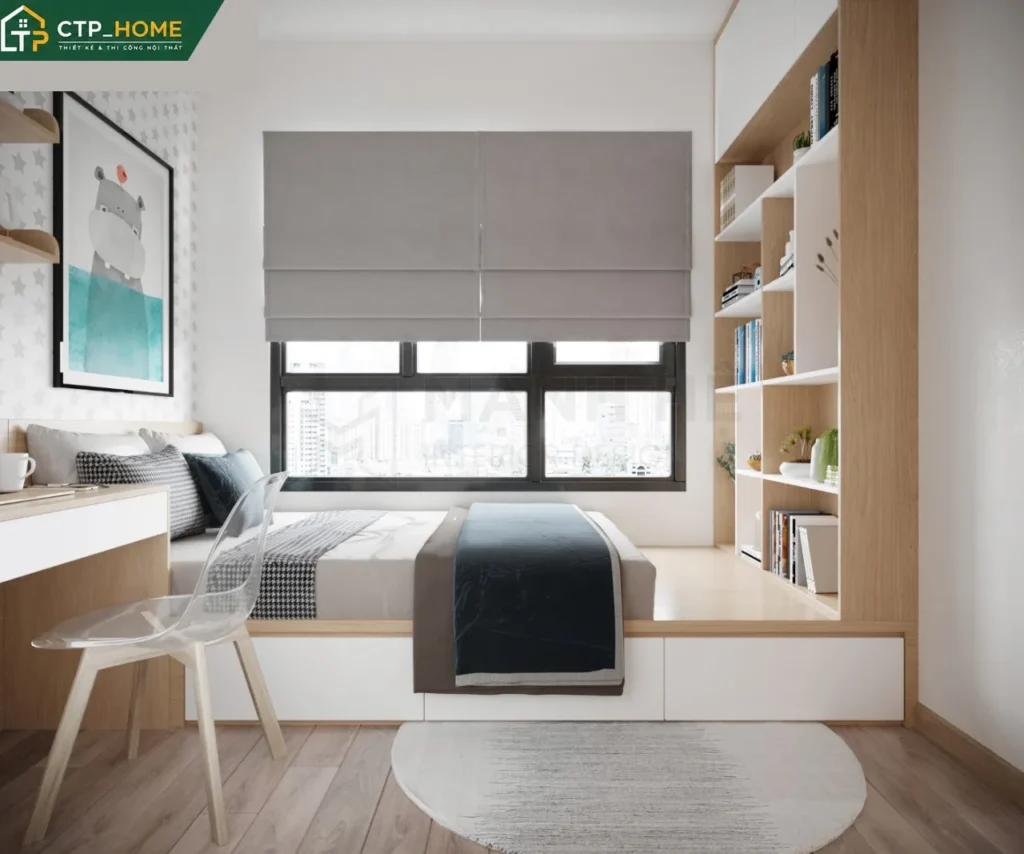 Thiết kế nội thất chung cư Emerald Celadon 117m2 hiện đại – CTP_HOME - Ảnh 7
