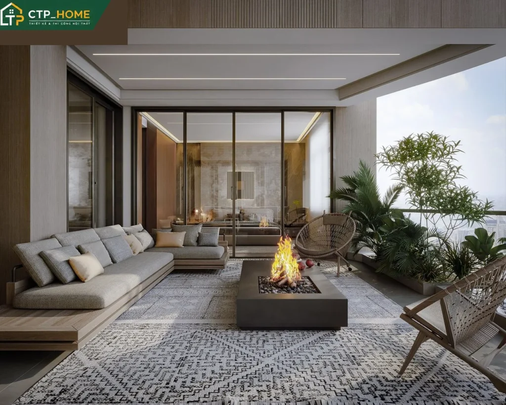 Thiết kế nội thất chung cư Golden River 135m2 hiện đại tại Quận 1 - Ảnh 1