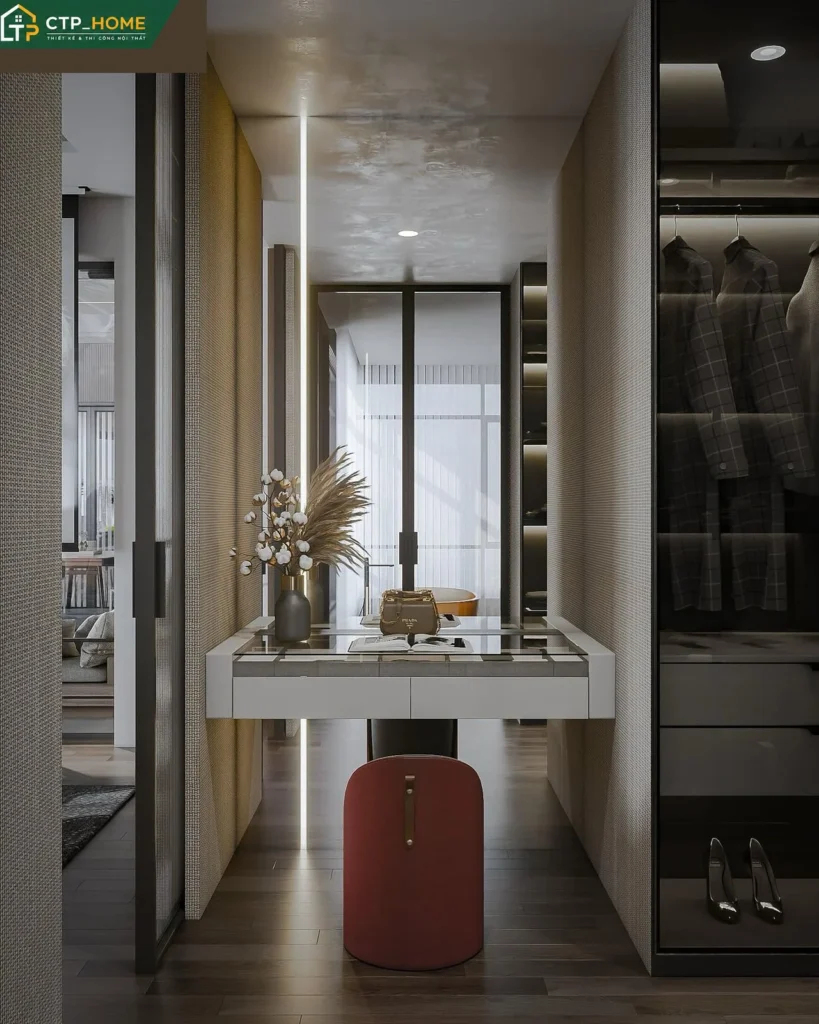 Thiết kế nội thất chung cư Golden River 135m2 hiện đại tại Quận 1 - Ảnh 5