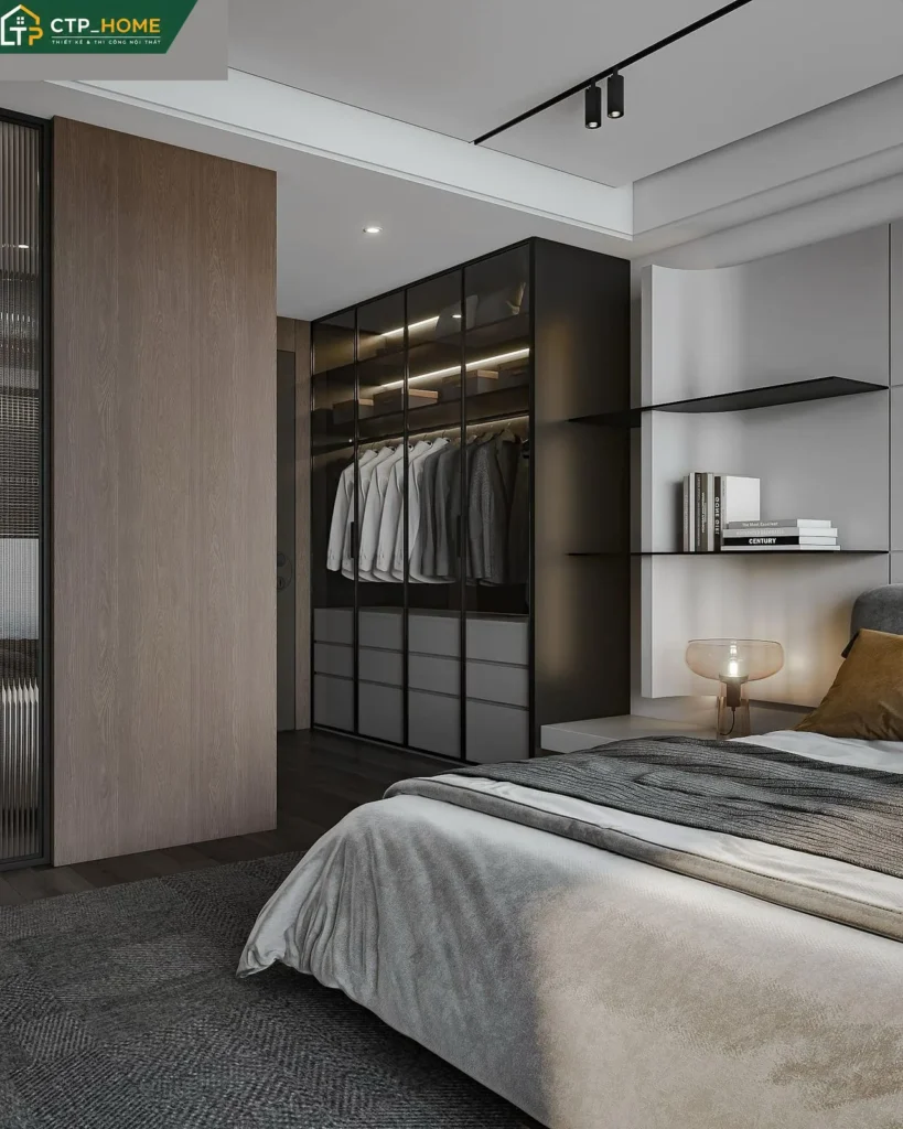 Thiết kế nội thất chung cư Golden River 135m2 hiện đại tại Quận 1 - Ảnh 8