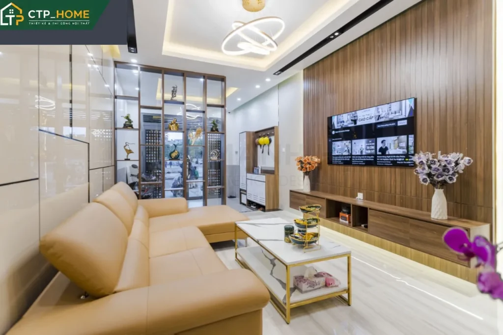 Hoàn thiện nội thất nhà phố Bình Định 4PN 120m2 tại Quận 7 – Thiết kế hiện đại sang trọng - Ảnh 3