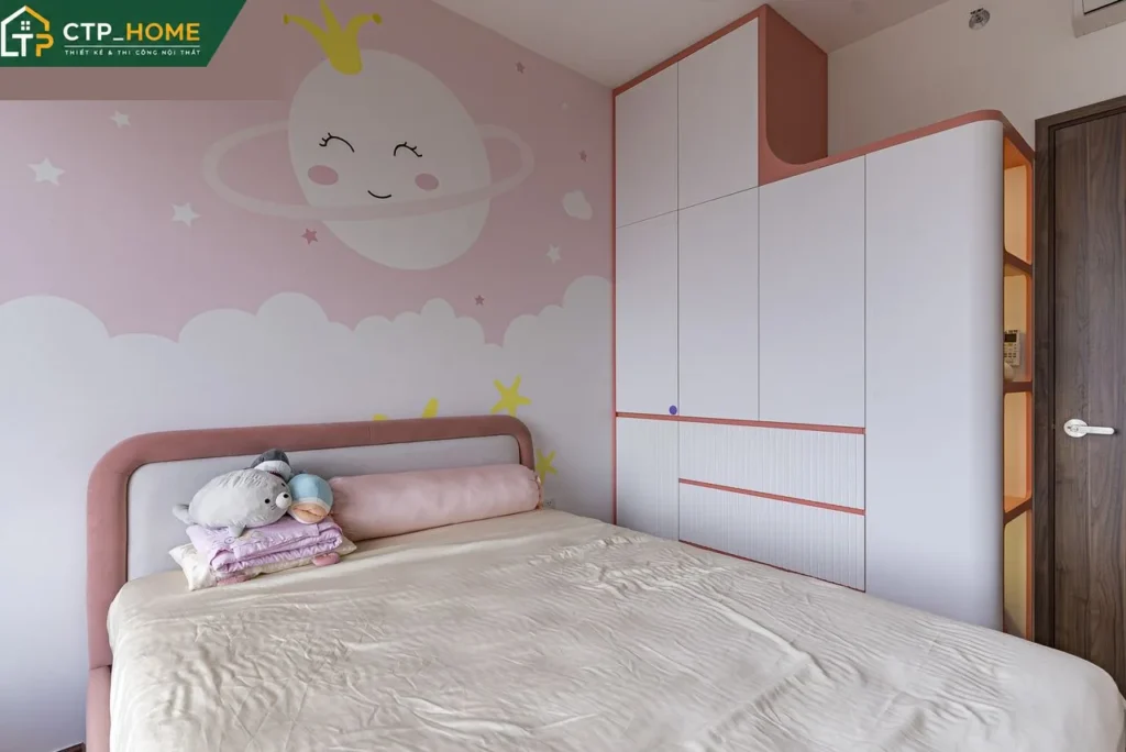 Hoàn thiện nội thất chung cư Akari Bình Tân 99m2 3 tầng sang trọng - Ảnh 9