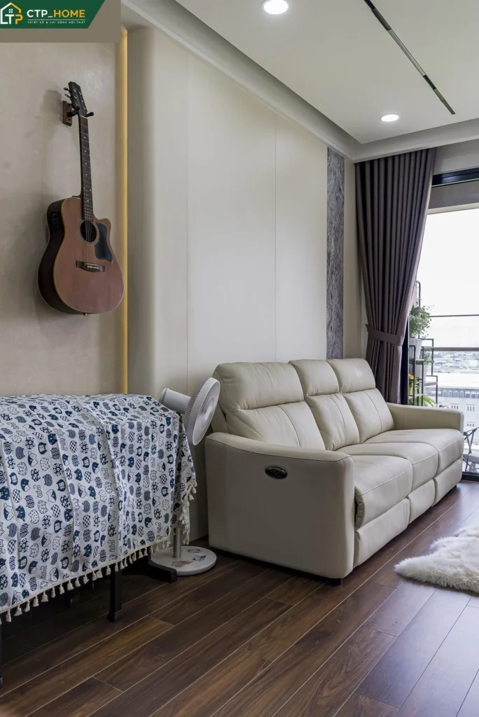 Hoàn thiện nội thất chung cư Akari Bình Tân 99m2 3 tầng sang trọng - Ảnh 1
