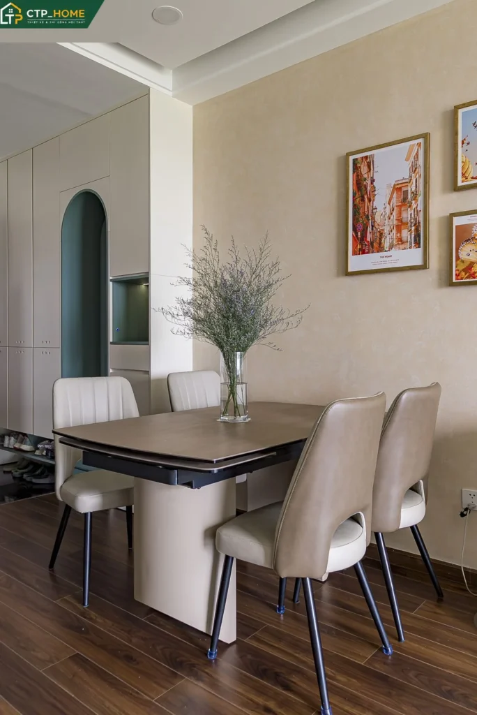 Hoàn thiện nội thất chung cư Akari Bình Tân 99m2 3 tầng sang trọng - Ảnh 3
