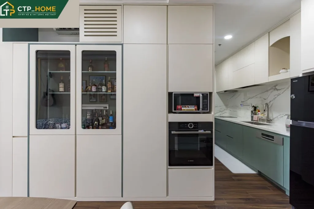 Hoàn thiện nội thất chung cư Akari Bình Tân 99m2 3 tầng sang trọng - Ảnh 4