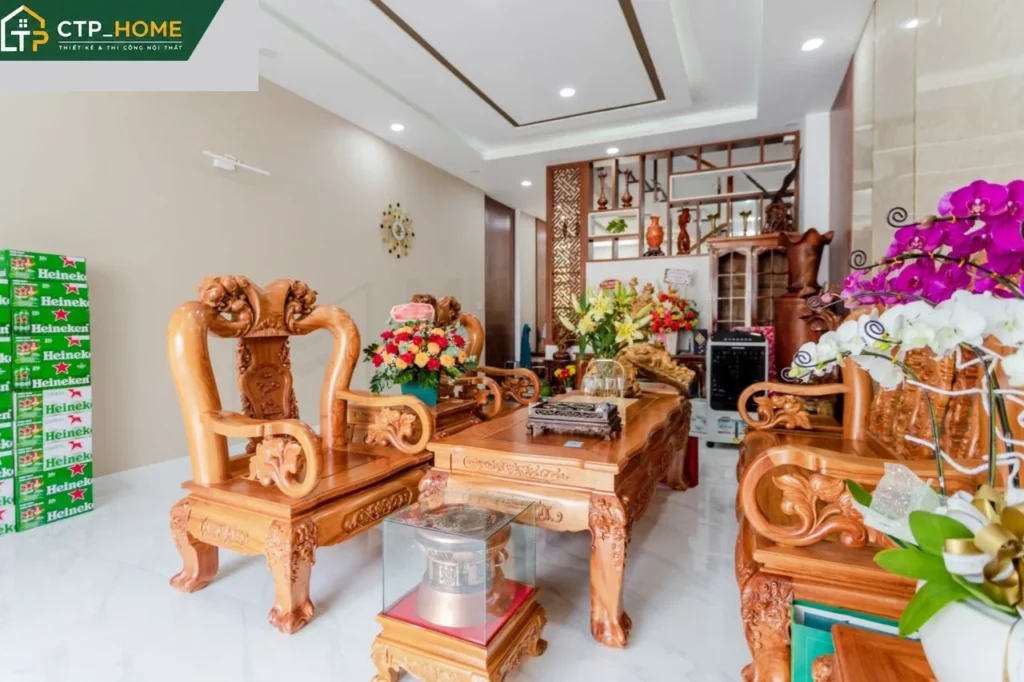 Hoàn thiện nội thất nhà phố Anh Hùng Bình Dương – Thi công 3PN 180m² hiện đại - Ảnh 1